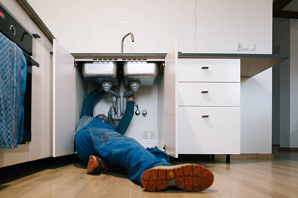 Professional Drain Cleaning technician working in Valencia, PA